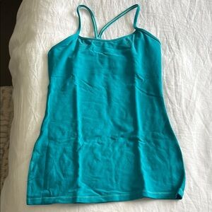 Lululemon Athletica Green Fitted Sleeveless Camisole